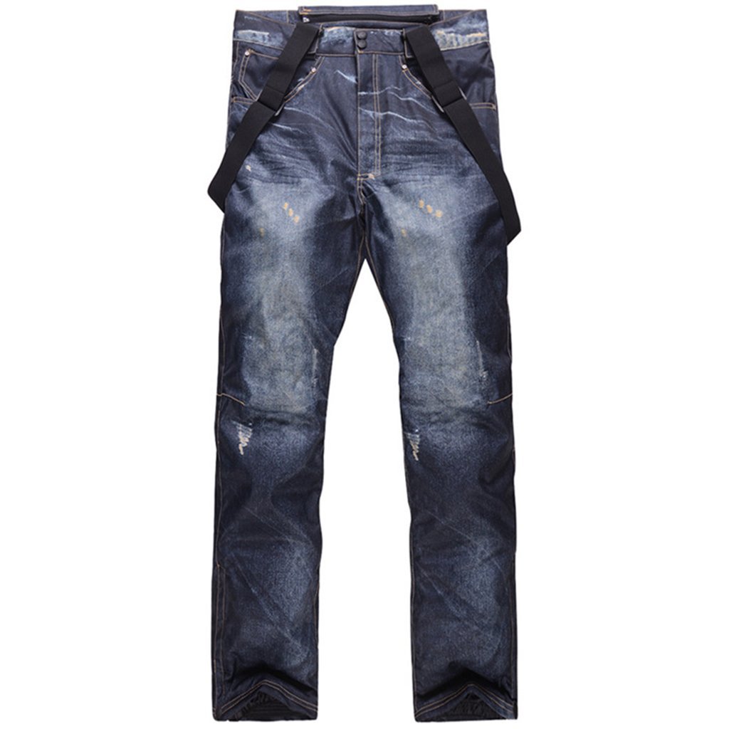 Herren Outdoor-Jeans-Latzhose aus Denim
