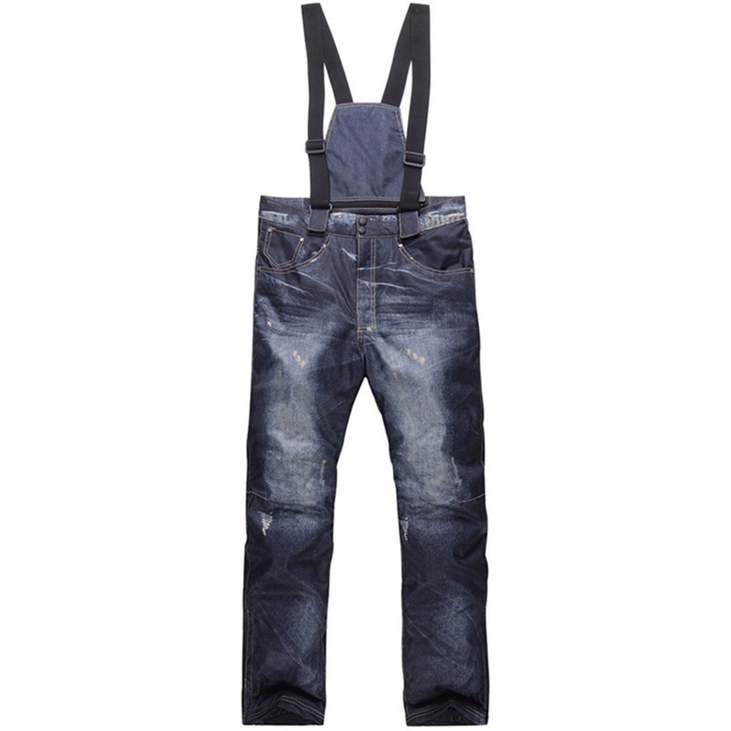 Herren Outdoor-Jeans-Latzhose aus Denim