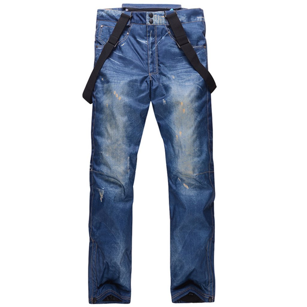 Herren Outdoor-Jeans-Latzhose aus Denim