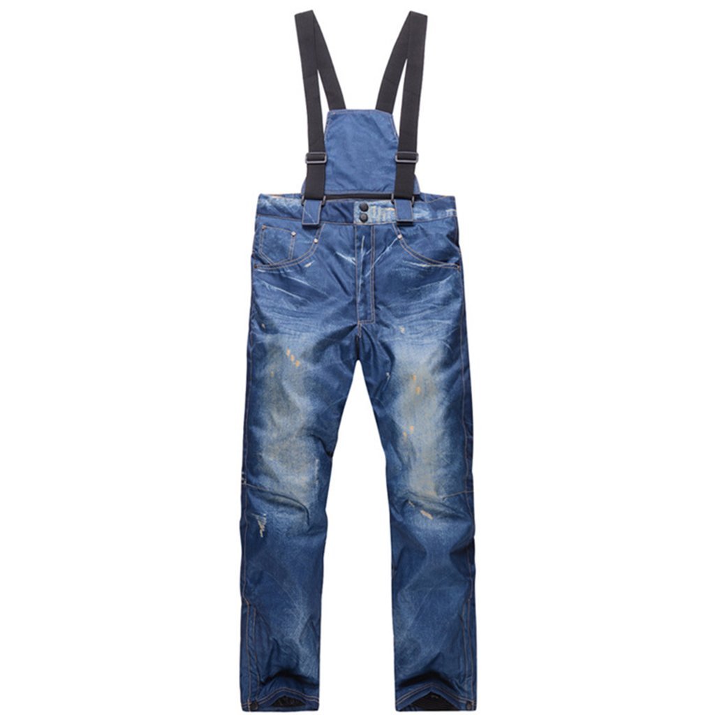 Herren Outdoor-Jeans-Latzhose aus Denim