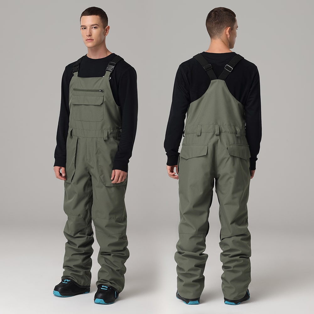 Searipe Mountain Terry Winter-Skihose für Herren, Snowboard-Latzhose