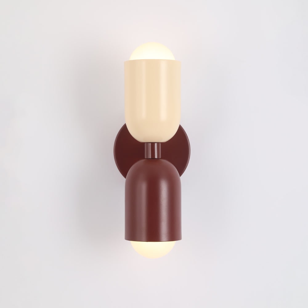 Luvano Wandleuchte innen 2 Leuchtköpfe modern