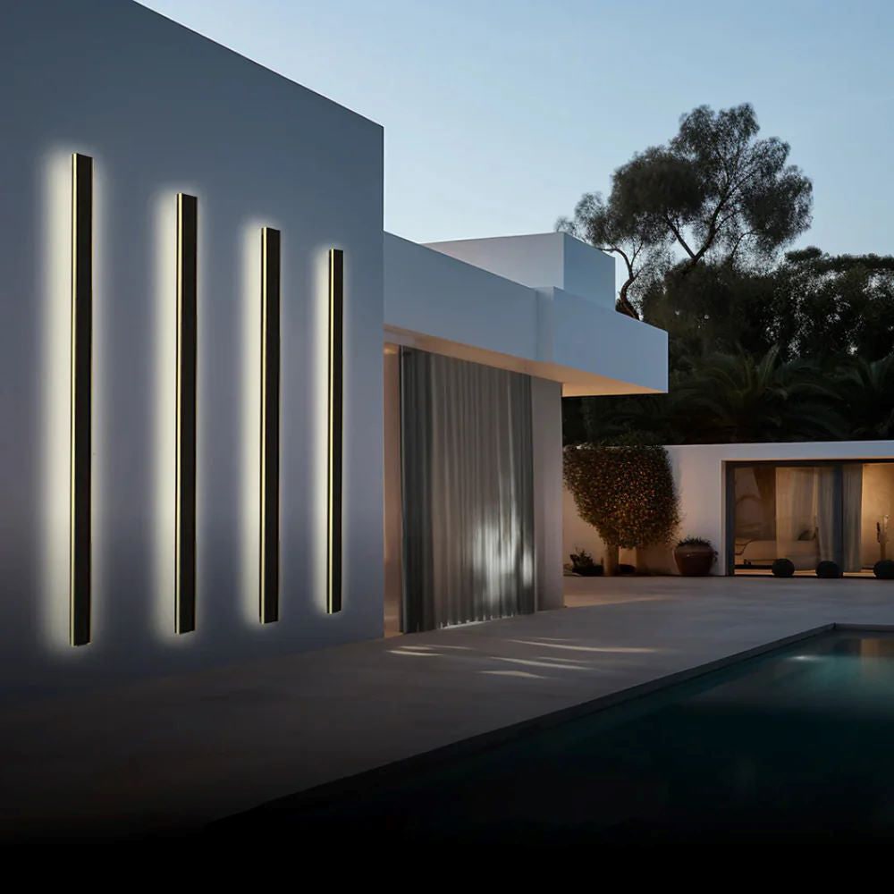 Luvano LED Wandleuchte außen modern Fassadenlicht