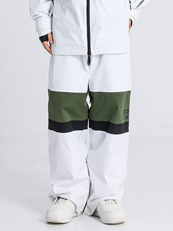 Cosone Winter Forward Colorblock Schneehose für Damen