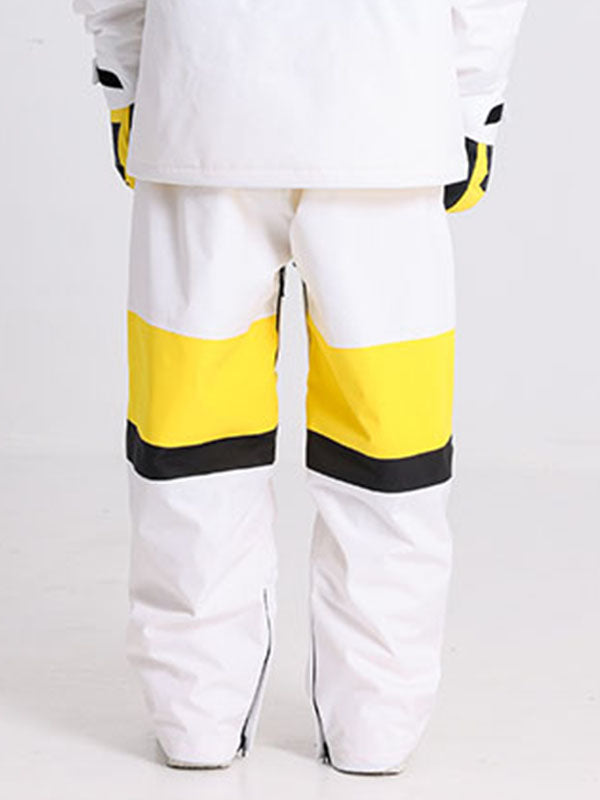 Cosone Winter Forward Colorblock Schneehose für Damen
