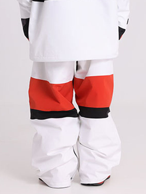 Cosone Winter Forward Colorblock Schneehose für Damen
