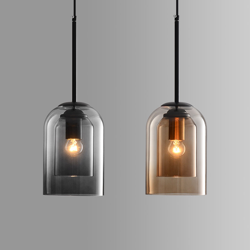 Luvano Pendelleuchte Glas Nordic Hängelampe