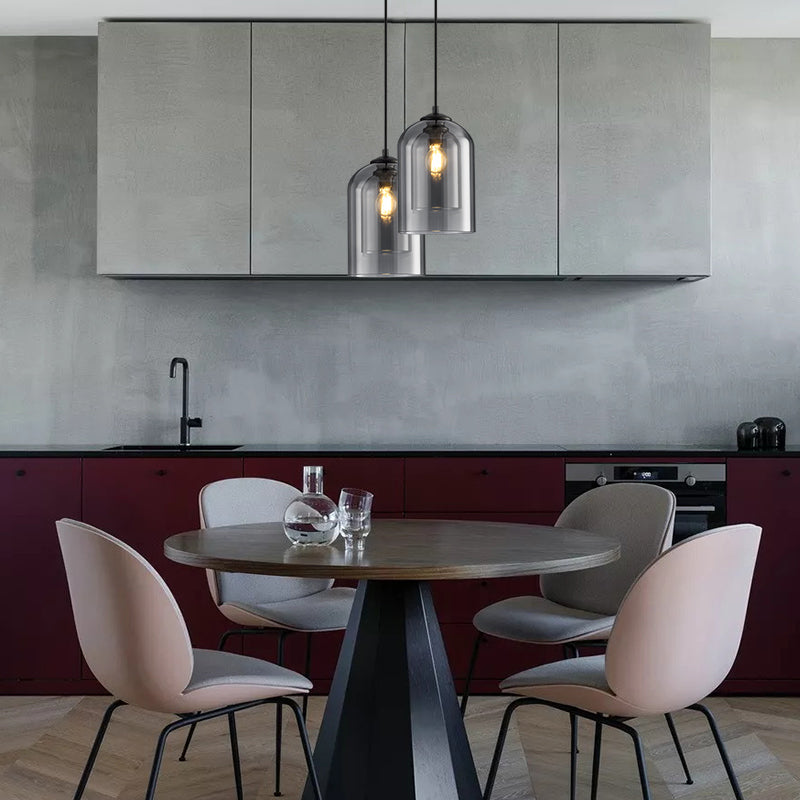 Luvano Pendelleuchte Glas Nordic Hängelampe