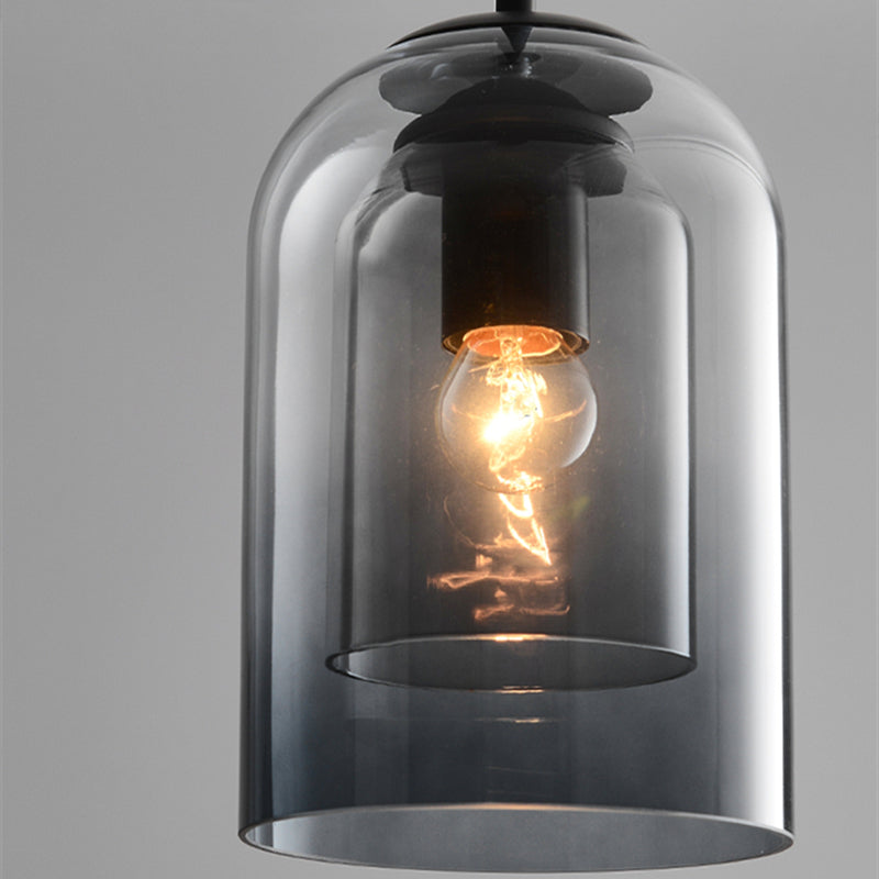 Luvano Pendelleuchte Glas Nordic Hängelampe
