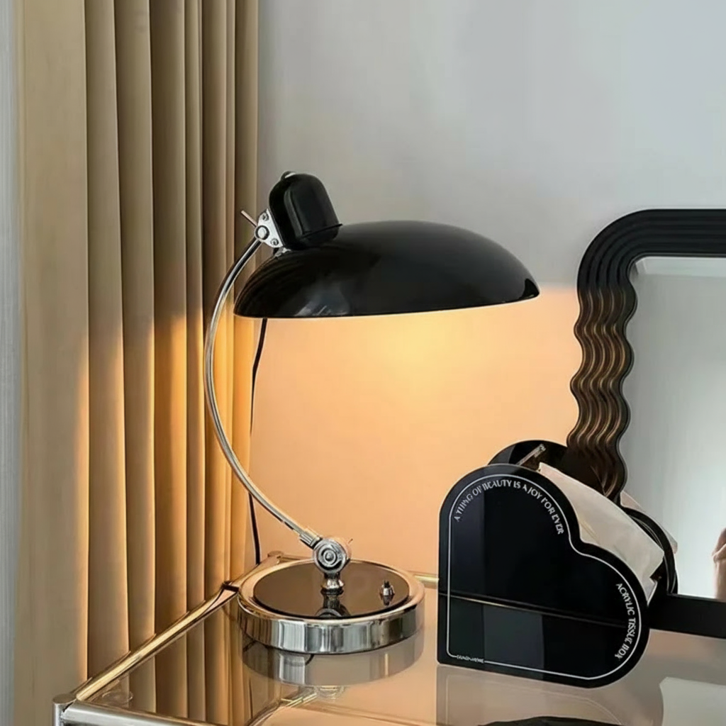 Luvano Tischleuchte Bogen Metall Bauhaus
