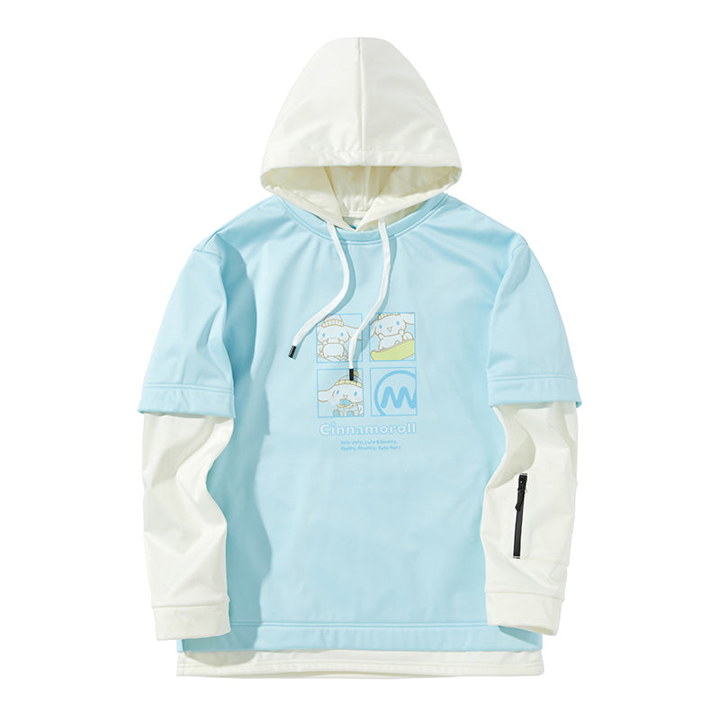 Nandn x Hello Kitty Snowboard-Hoodie für Herren