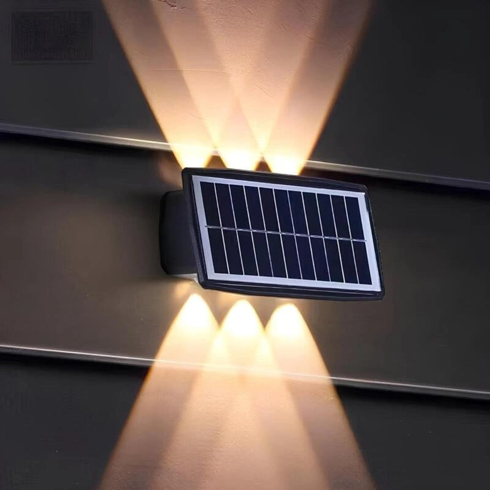 Luvano Solar Wandleuchte Garten Akzentlicht außen