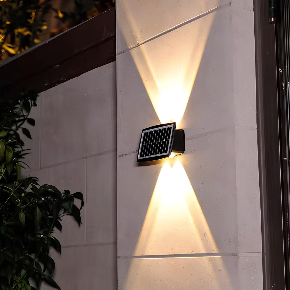 Luvano Solar Wandleuchte Garten Akzentlicht außen