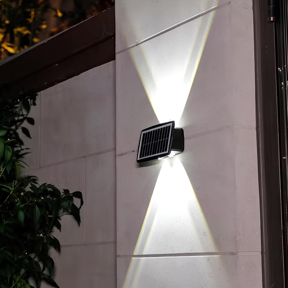 Luvano Solar Wandleuchte Garten Akzentlicht außen