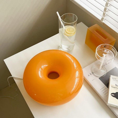 Luvano Bauhaus Donut LED Tisch und Wandleuchte