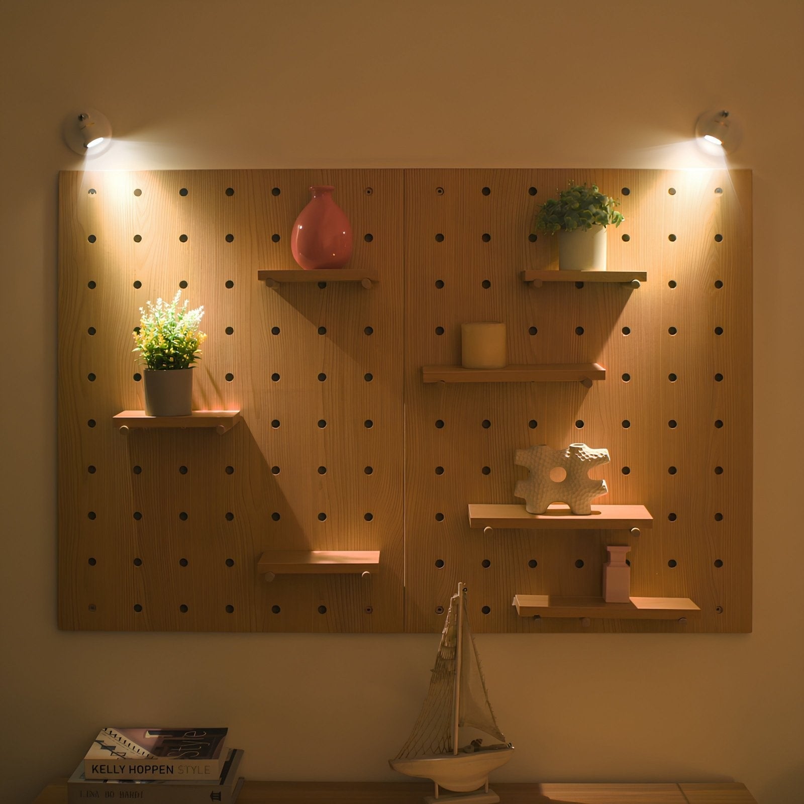 Luvano Wandleuchte Batterie Spot verstellbar LED