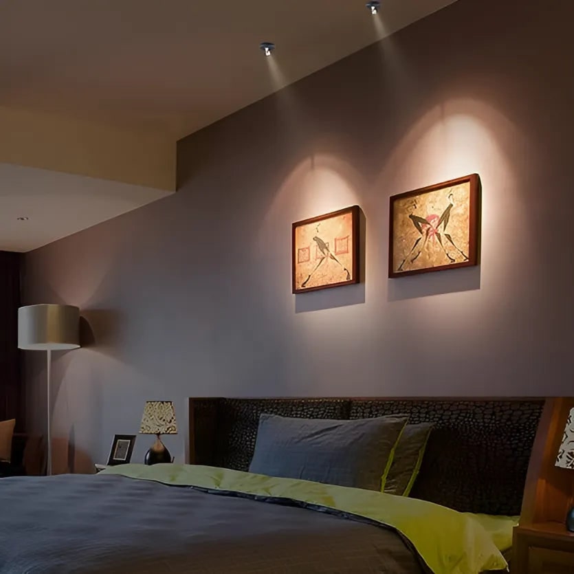 Luvano Wandleuchte Batterie Spot verstellbar LED