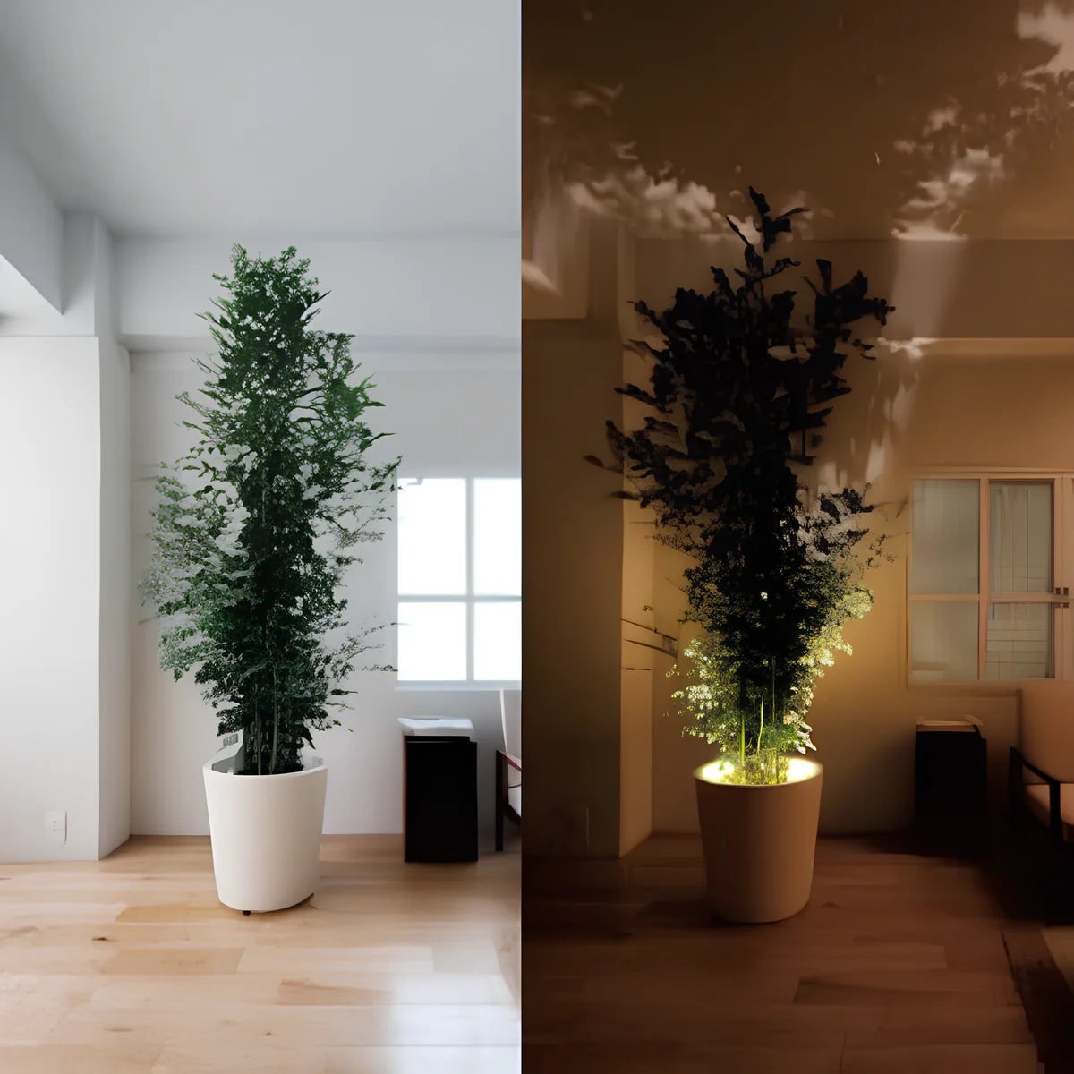 Luvano Wandleuchte Batterie Spot verstellbar LED