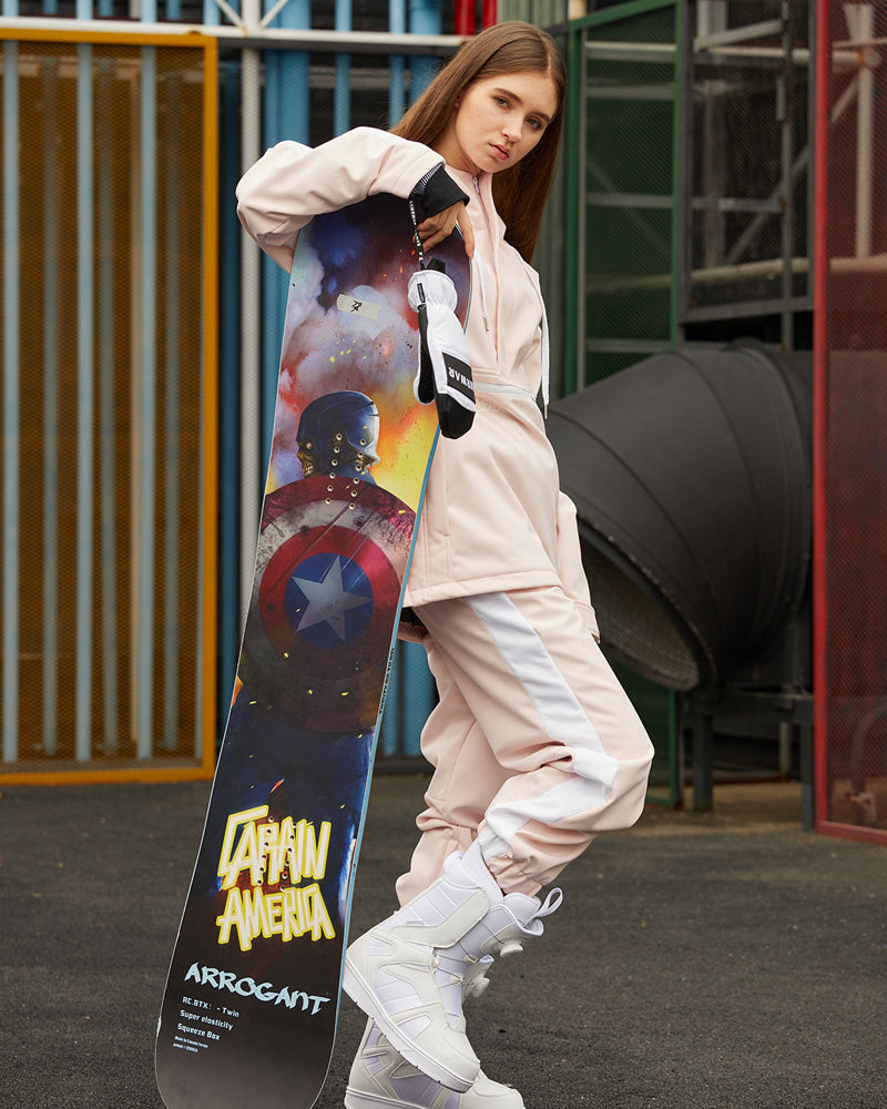 RAWRWAR Unisex-Snowboardjacken- und Hosen-Set für Herren und junge Mode