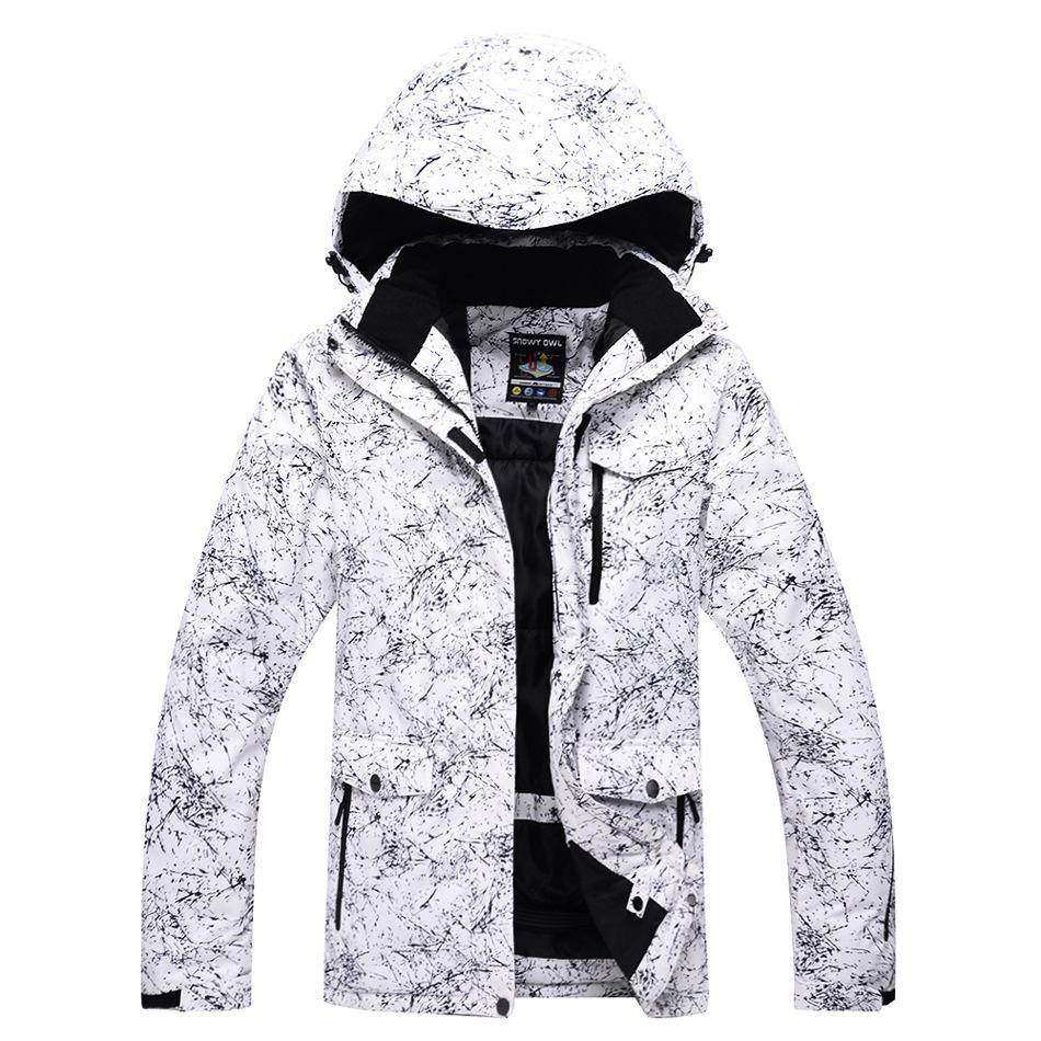 Wasserdichte Skijacke mit Kapuze, Modell Snowy Owl Mountain Ice Breaker, für Damen und Unisex