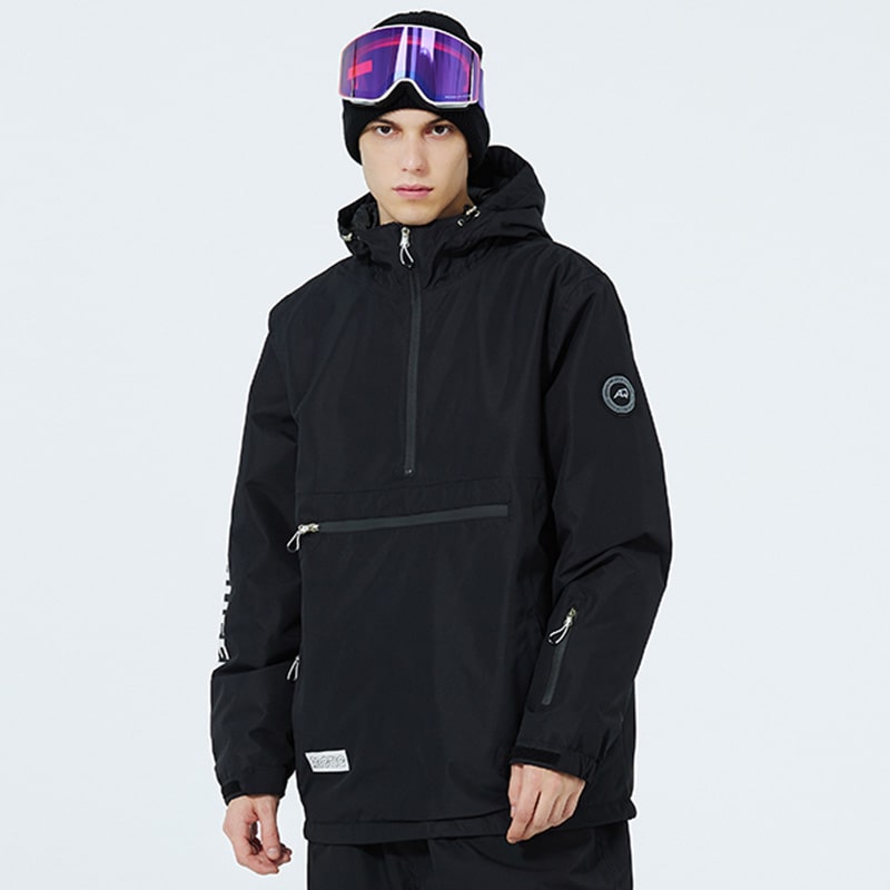 WinterPeak SnowGuard Anorakjacke für Damen mit halbem Reißverschluss